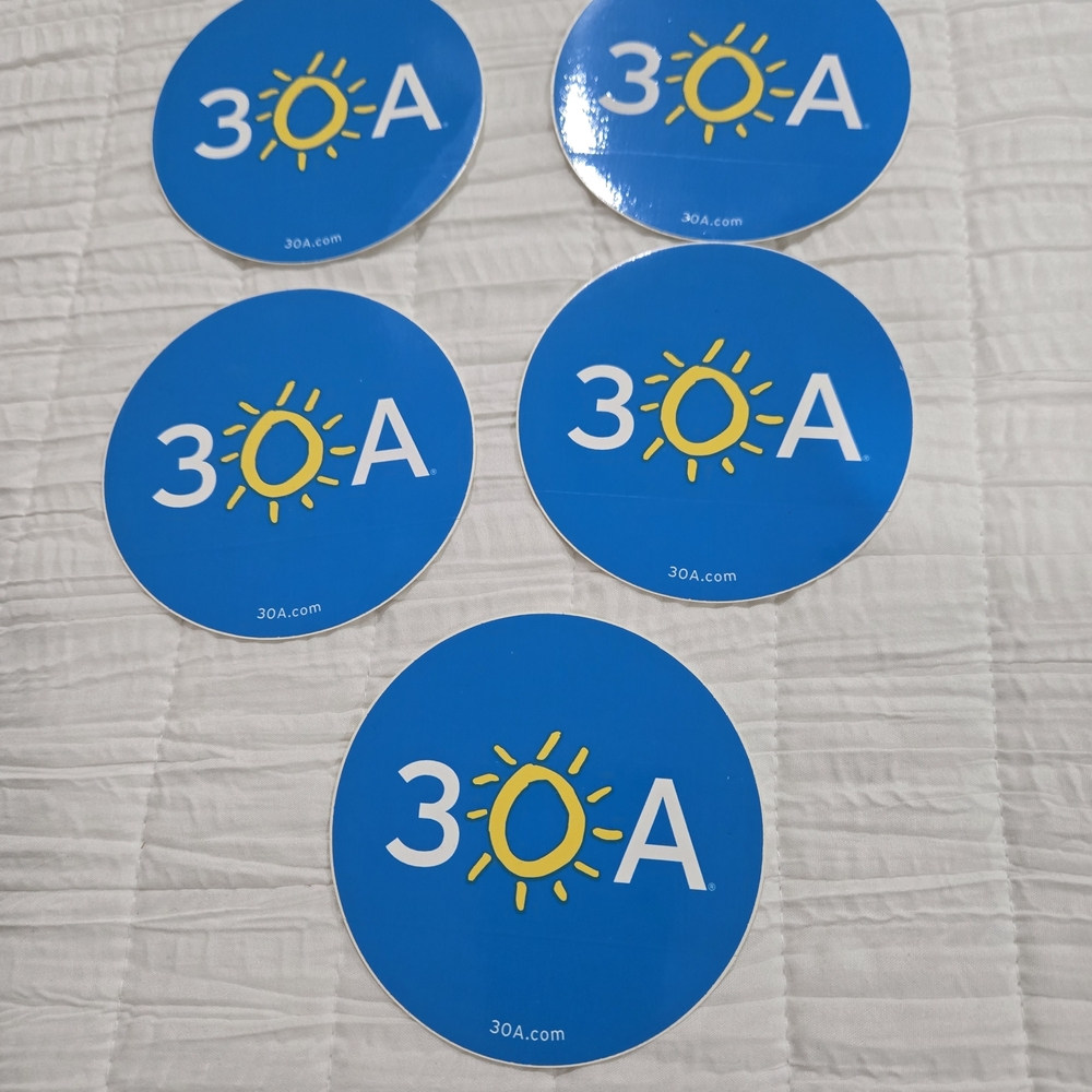 Blue Stickers Set